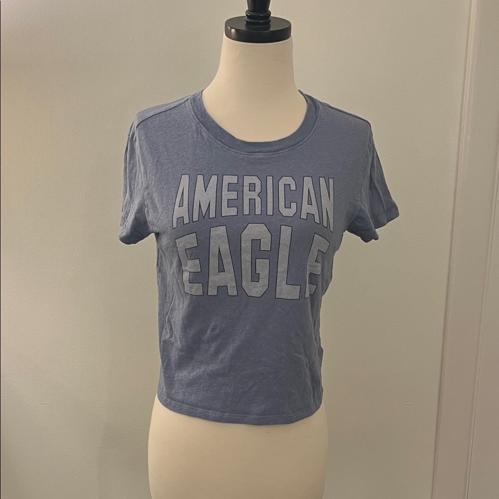 American Eagle Outfitters Blue Short Sleeve Tee